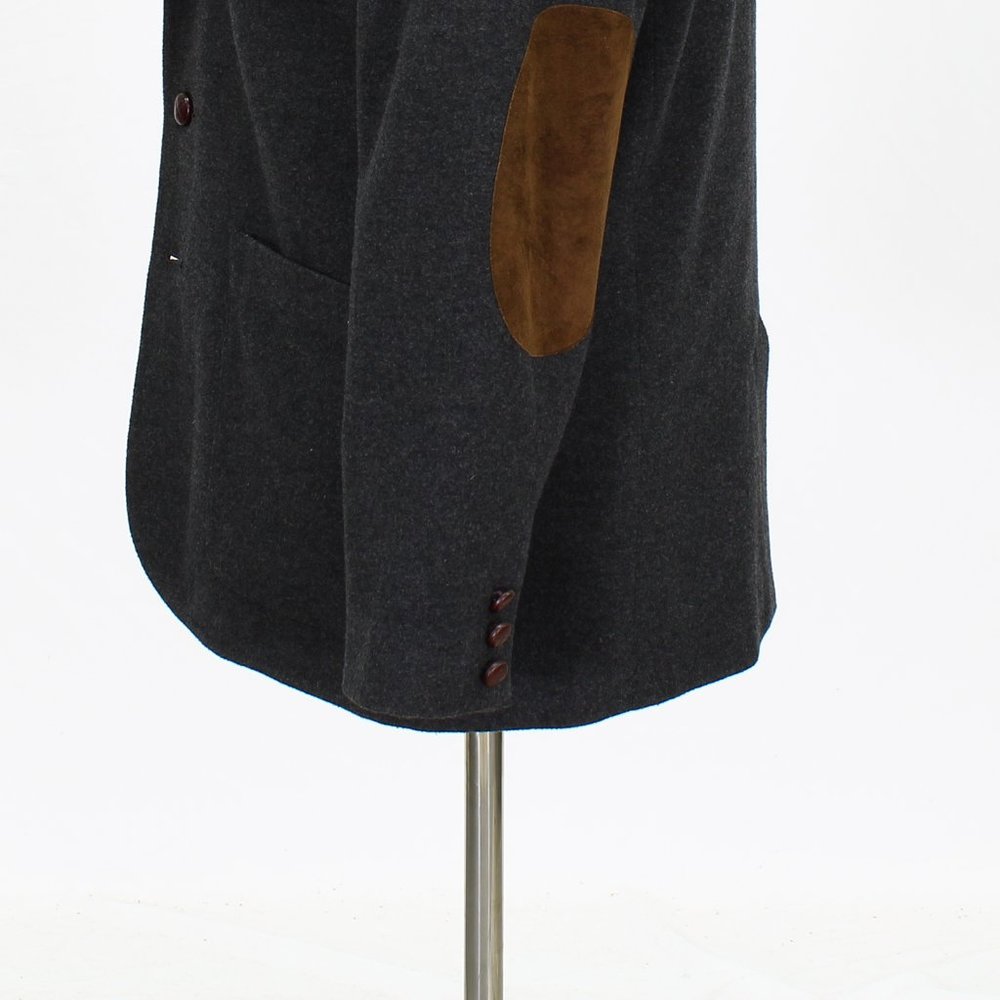 Gap M Gray Wool Elbow Patch Three Button Casual B… - image 6